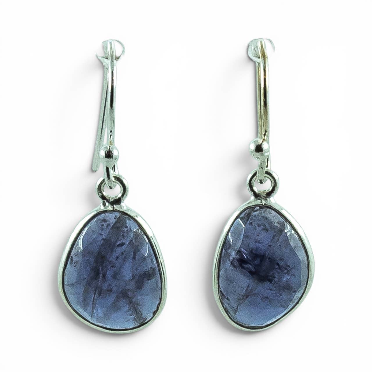 Iolite Sterling Silver Dangle Earrings