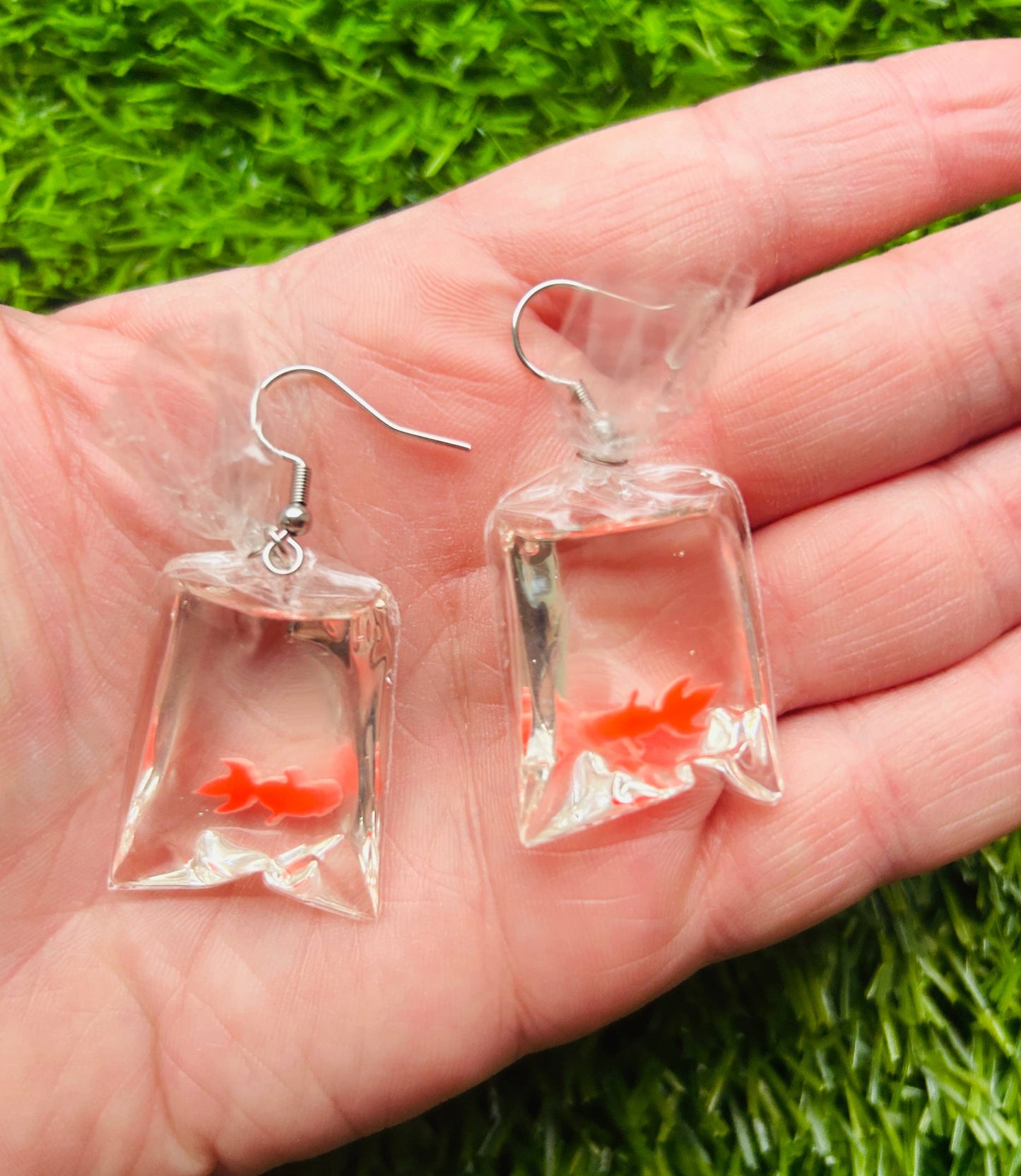 Goldfish Earrings Funky Earrings Fun Earrings Cute Earrings