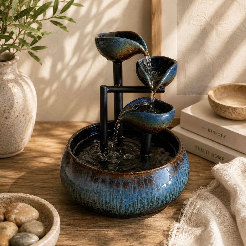 Water Fountain - Ceramic 3 Tier