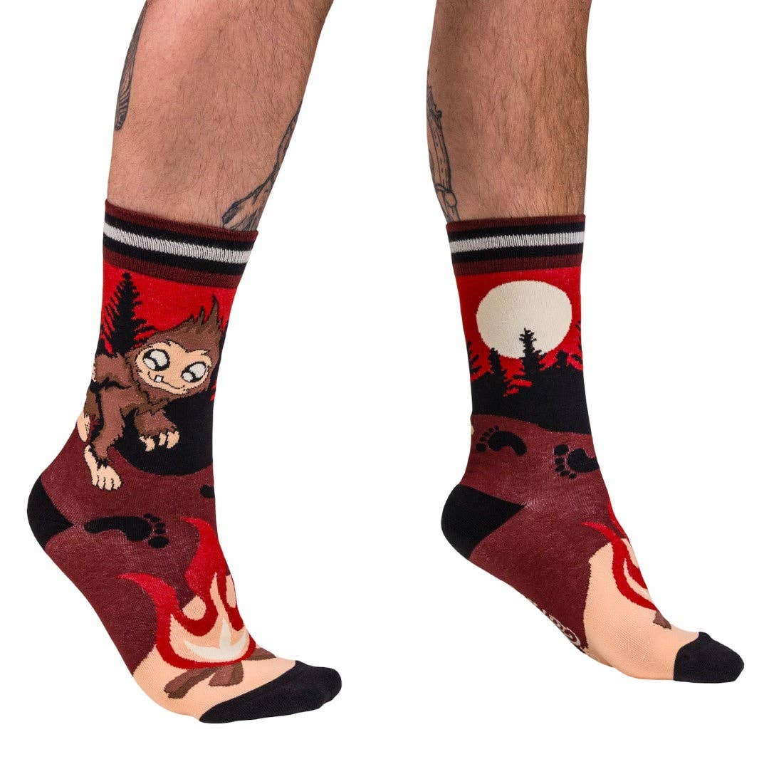 Foot Clothes - Cute Bigfoot Crew Socks