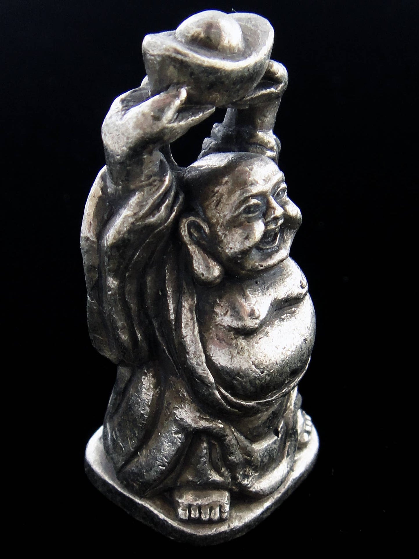 Brass Deity Pendant- Buddha Laughing