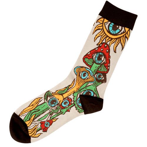 Socks - Mushroom Eyes