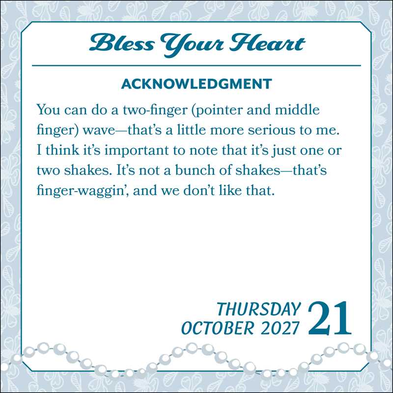 Bless Your Heart 2027 Day-to-Day Calendar by Landon  Bryant: Calendar; 640 pages / English