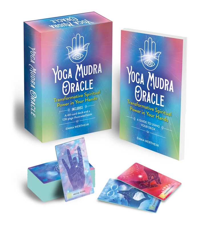 Yoga Mudra Oracle Book & Card Deck by Emma Wertheim: Paperback; 128 pages / English