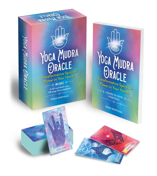 Yoga Mudra Oracle Book & Card Deck by Emma Wertheim