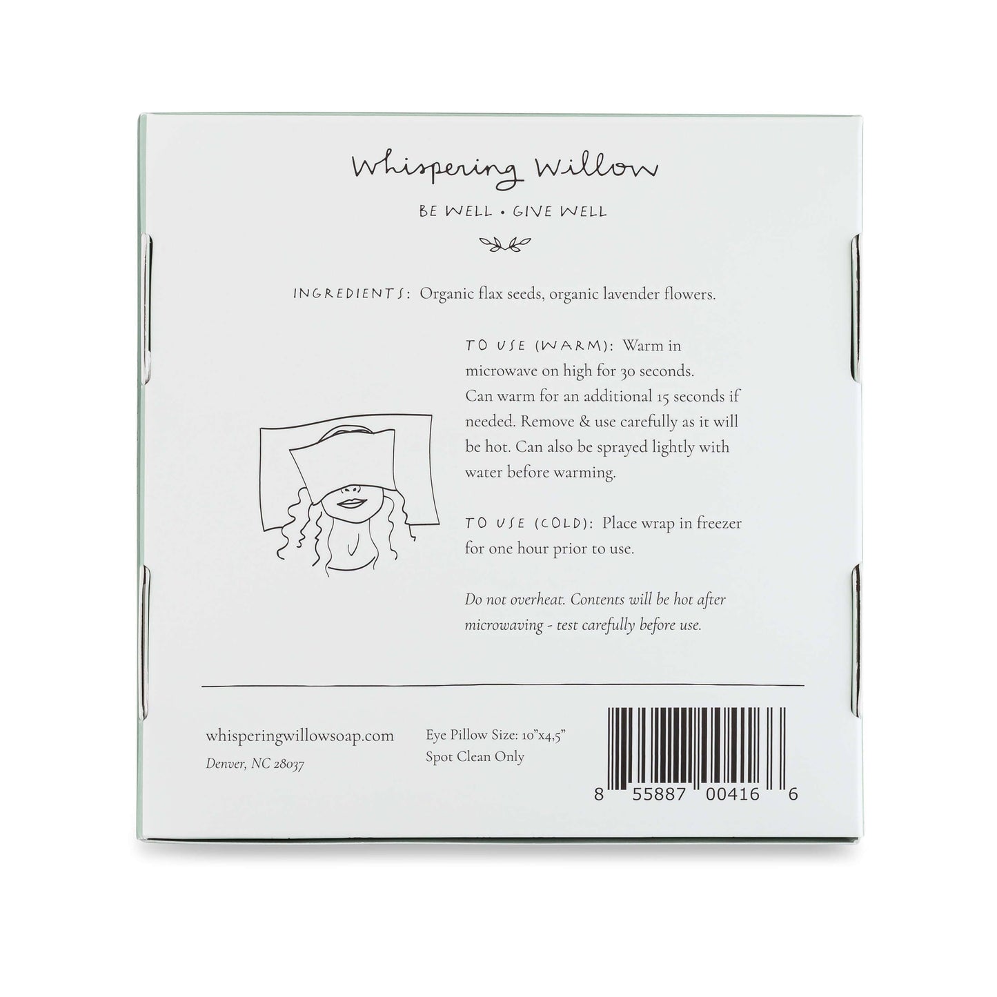 Weighted Eye Pillow - Lavender-Filled - Secret Forest