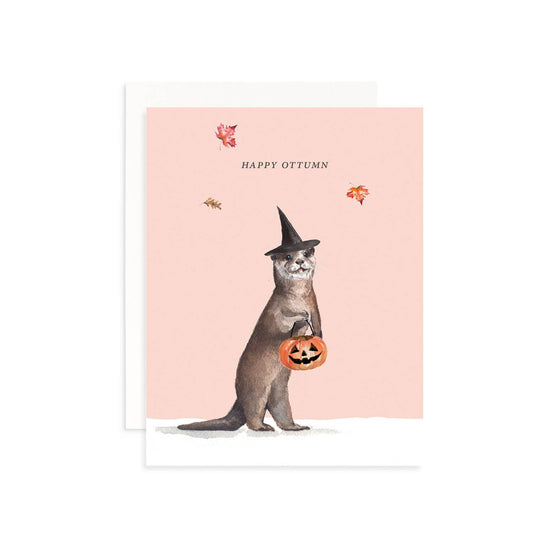 Happy Ottumn Greeting Card: Single Card