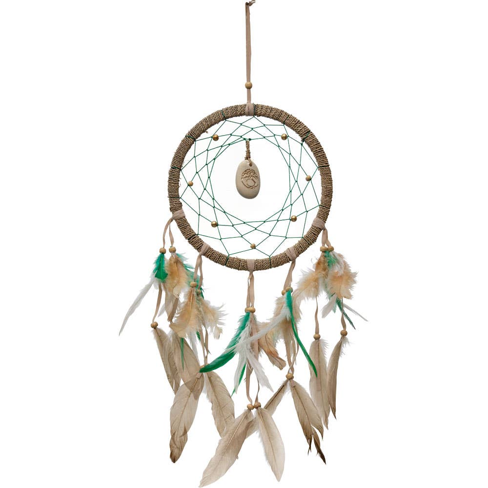 Dreamcatcher Natural River Stone Tree of Life