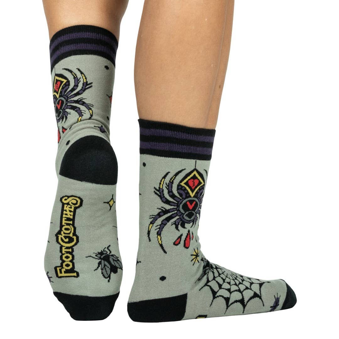 Foot Clothes - Widow's Web Crew Socks