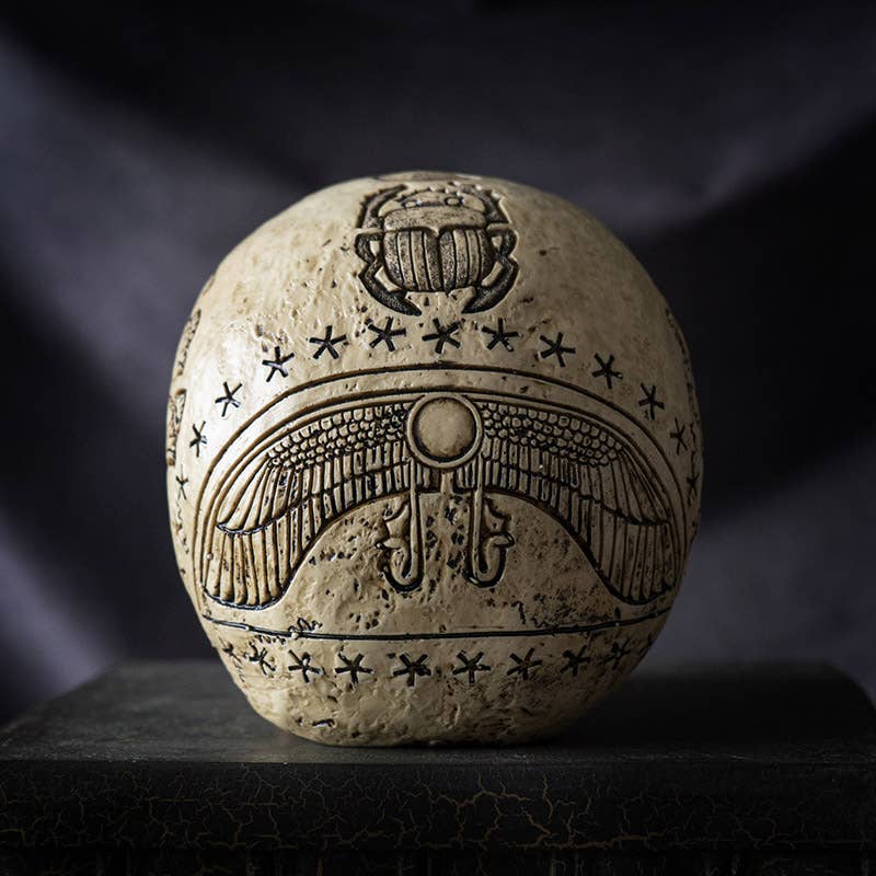 Egyptian Heiroglphic Skull Head