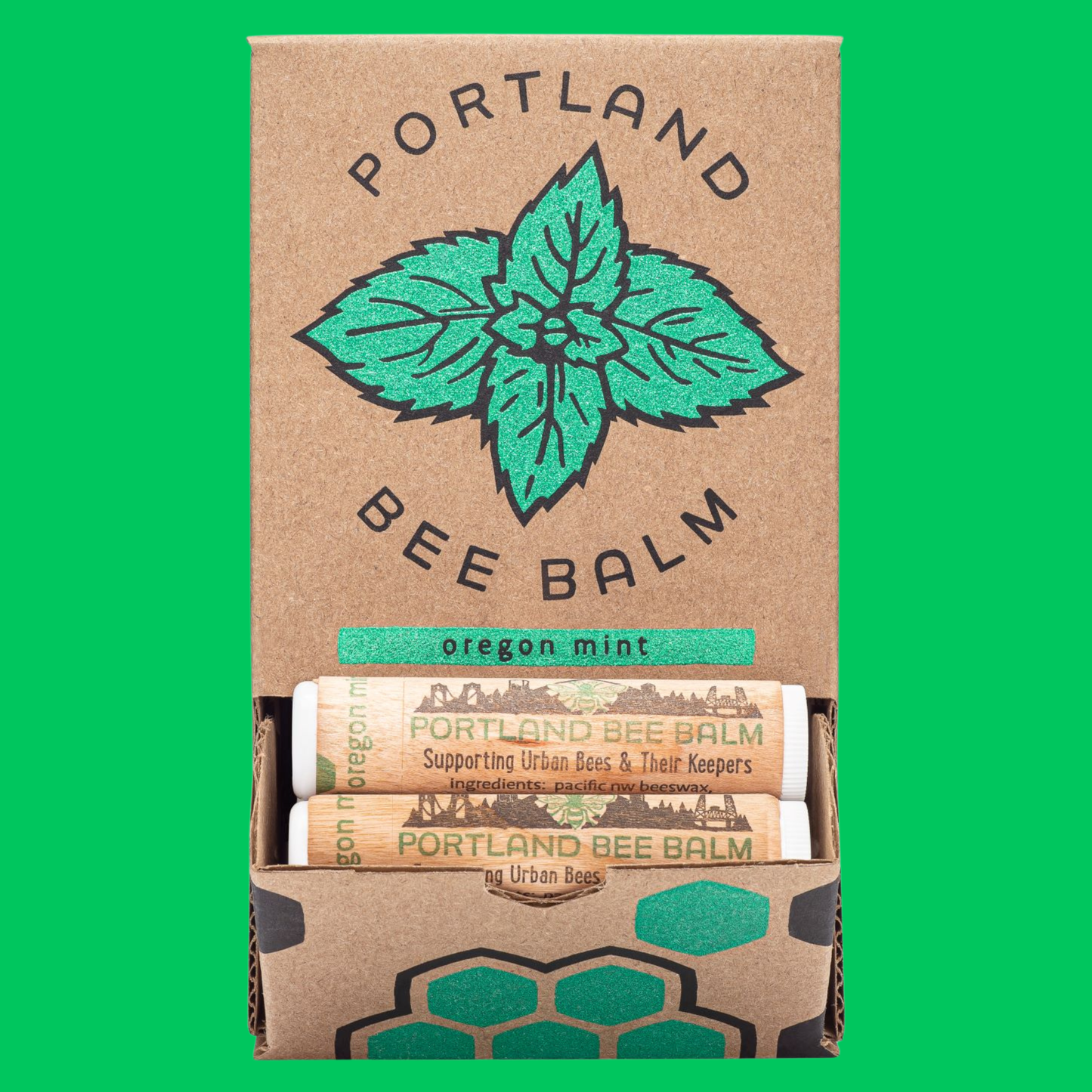 Portland Bee Balm - Oregon Mint Beeswax - Organic