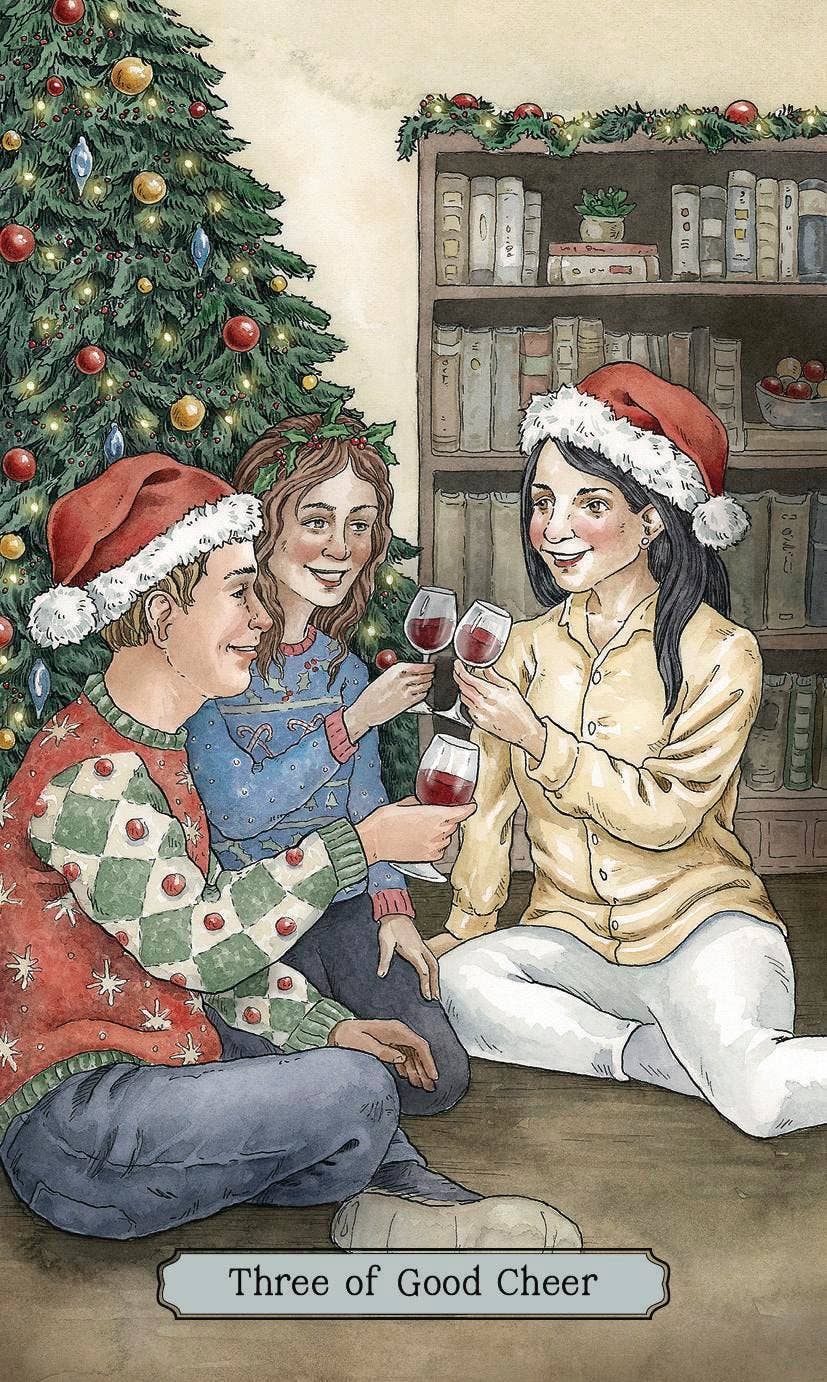 Yuletide Tarot Deck (Christmas Tarot Cards)