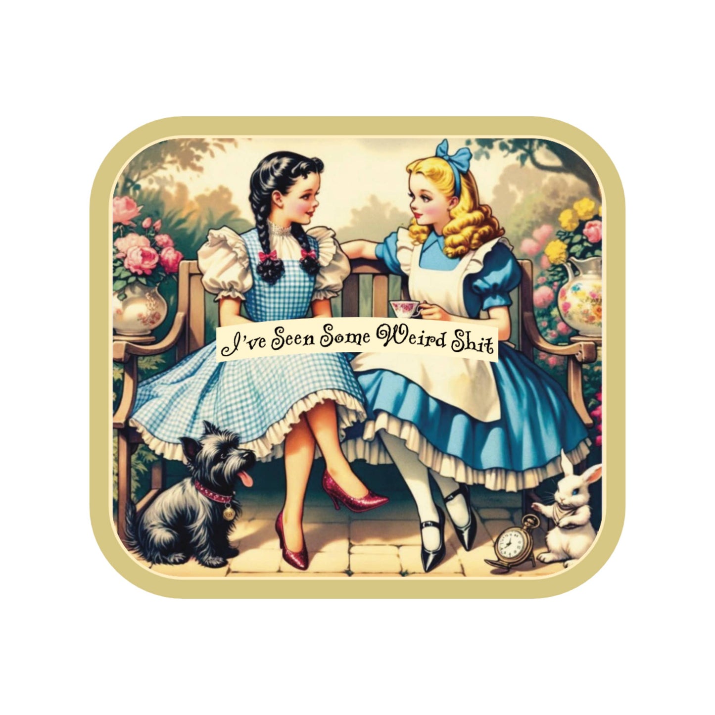 Seen Some Weird Shit Literature High Quality Vinyl Sticker