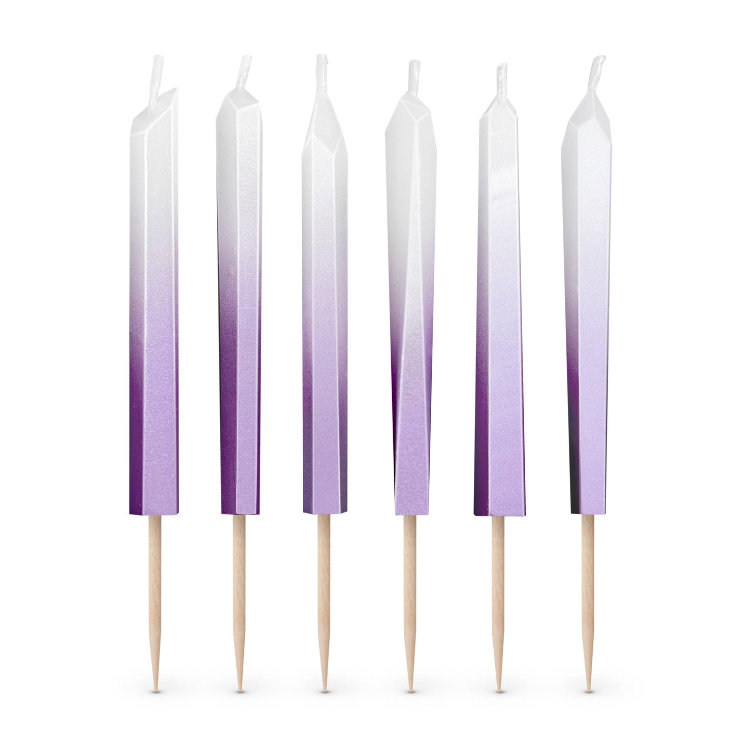 Mystic Wicks - Crystal Birthday Candles - Set of 6