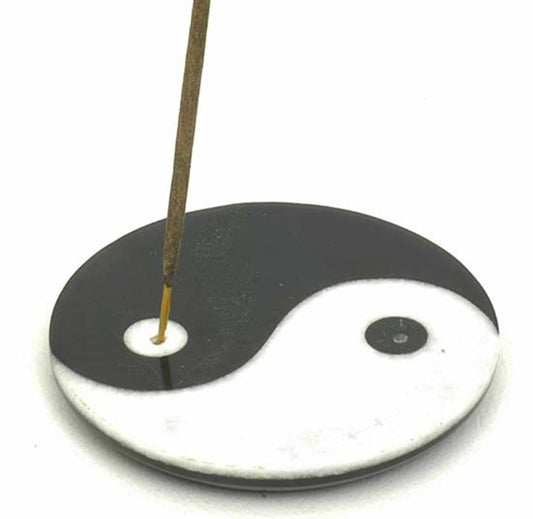 Ying Yang Incense Burner: Stone