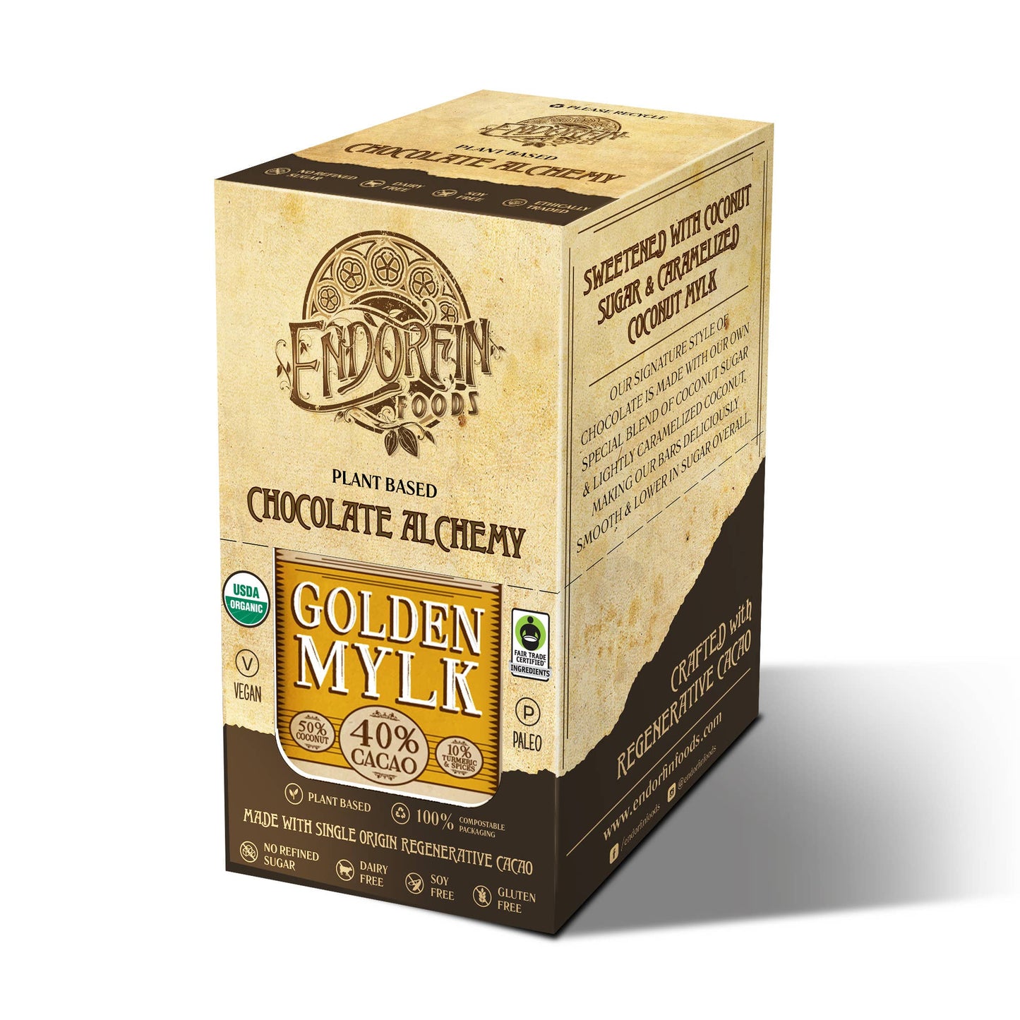 Golden Mylk • Chocolate Bar • 40% Cacao