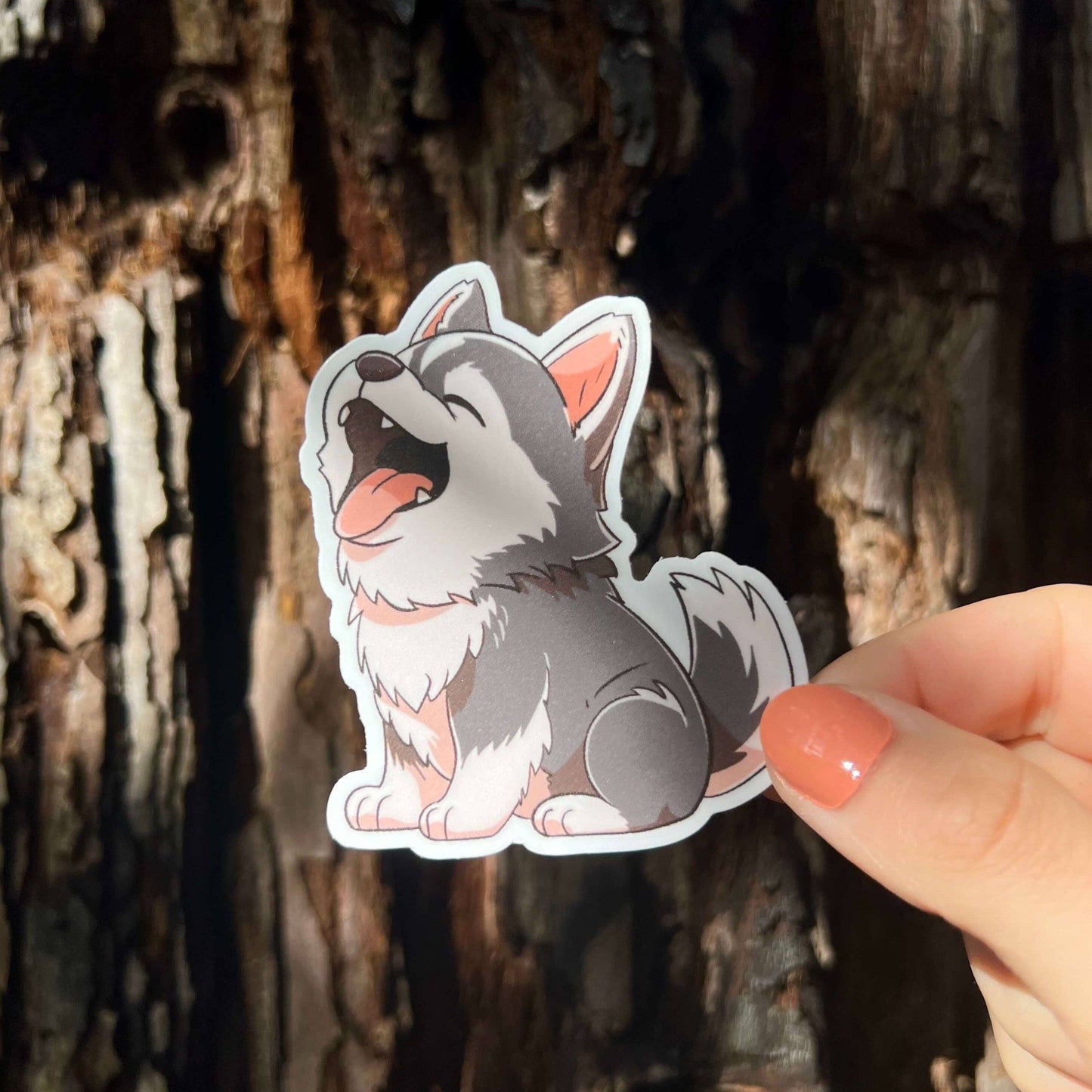 Stickers - S Finn - Husky - 2.6 x 3 in