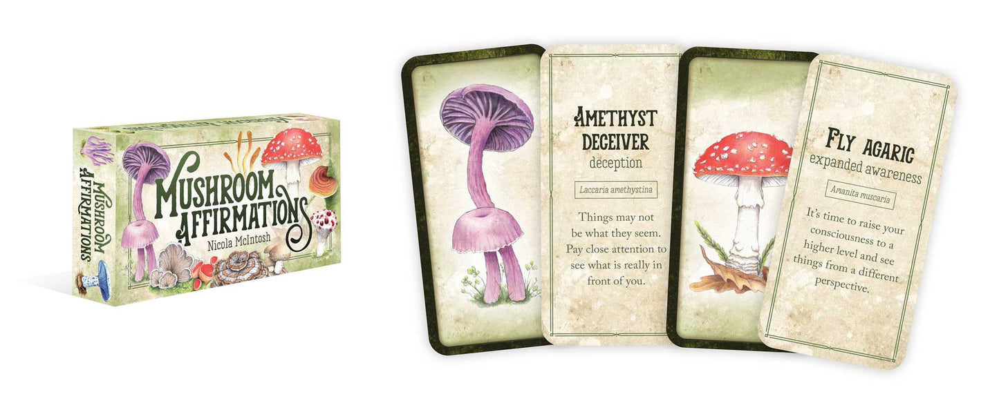Mushroom Affirmations Mini Deck by Nicola McIntosh