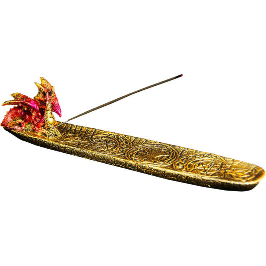 Red Dragon Incense Holder