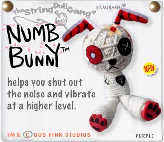 String Doll - Numb Bunny Keychain