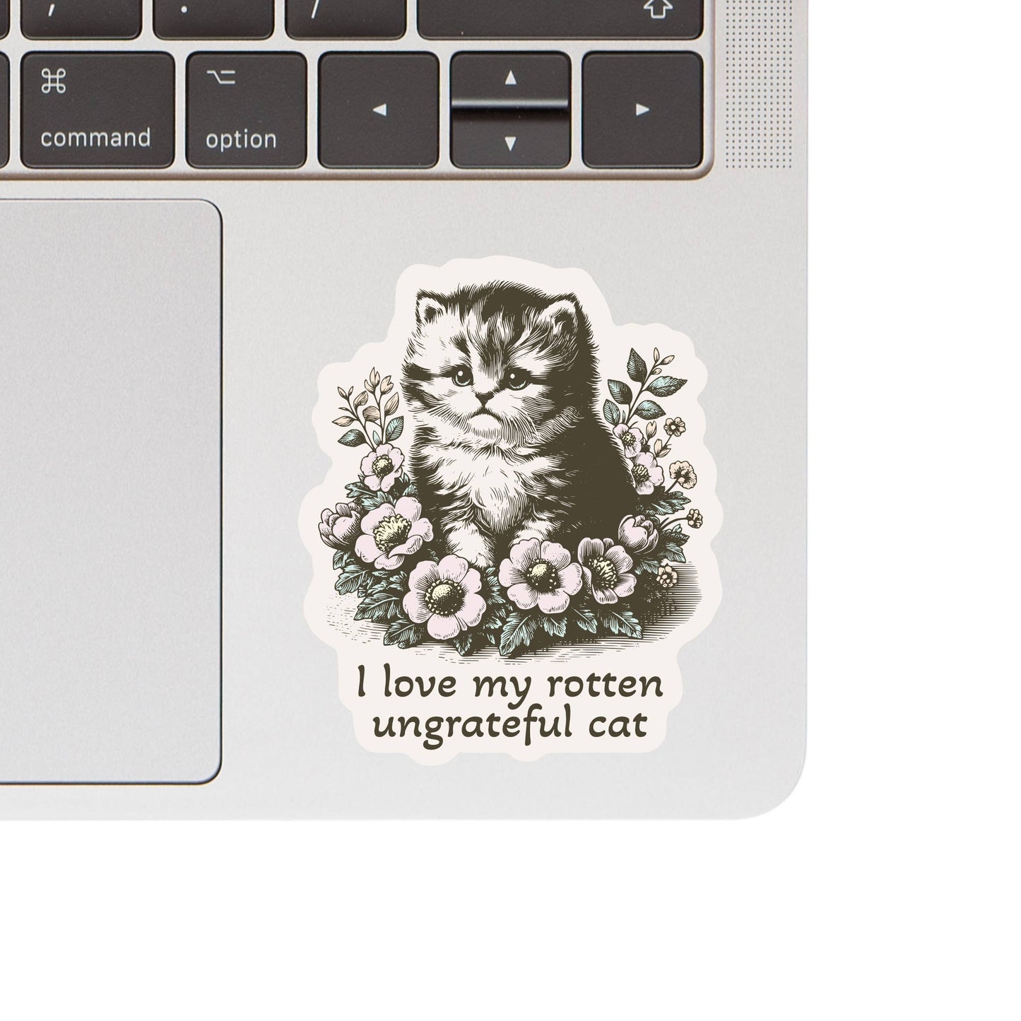JM Stickers - Rotten Kitty Cat Feline Cute High Quality Vinyl Sticker