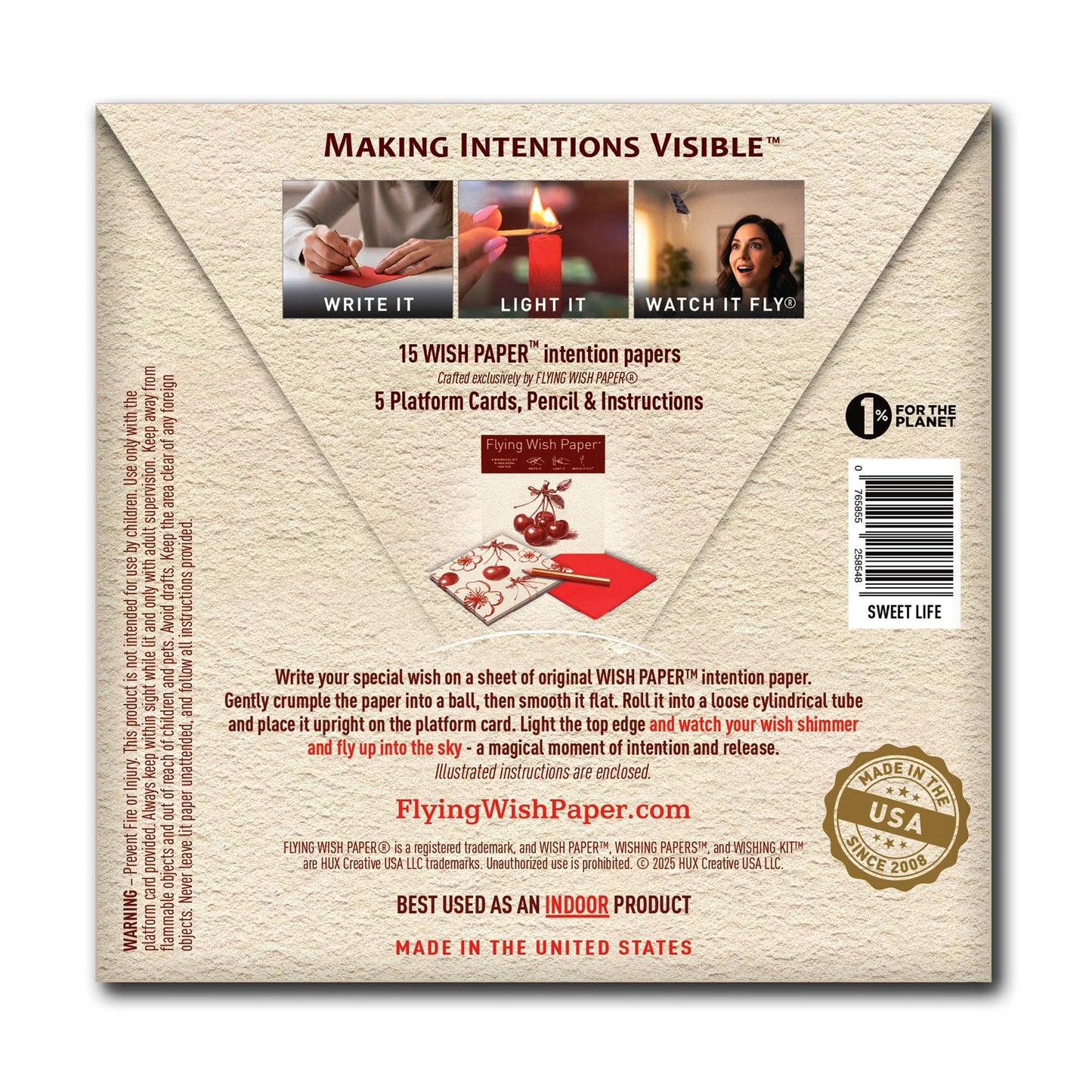 SWEET LIFE — Flying Wish Paper® WISHING KIT™