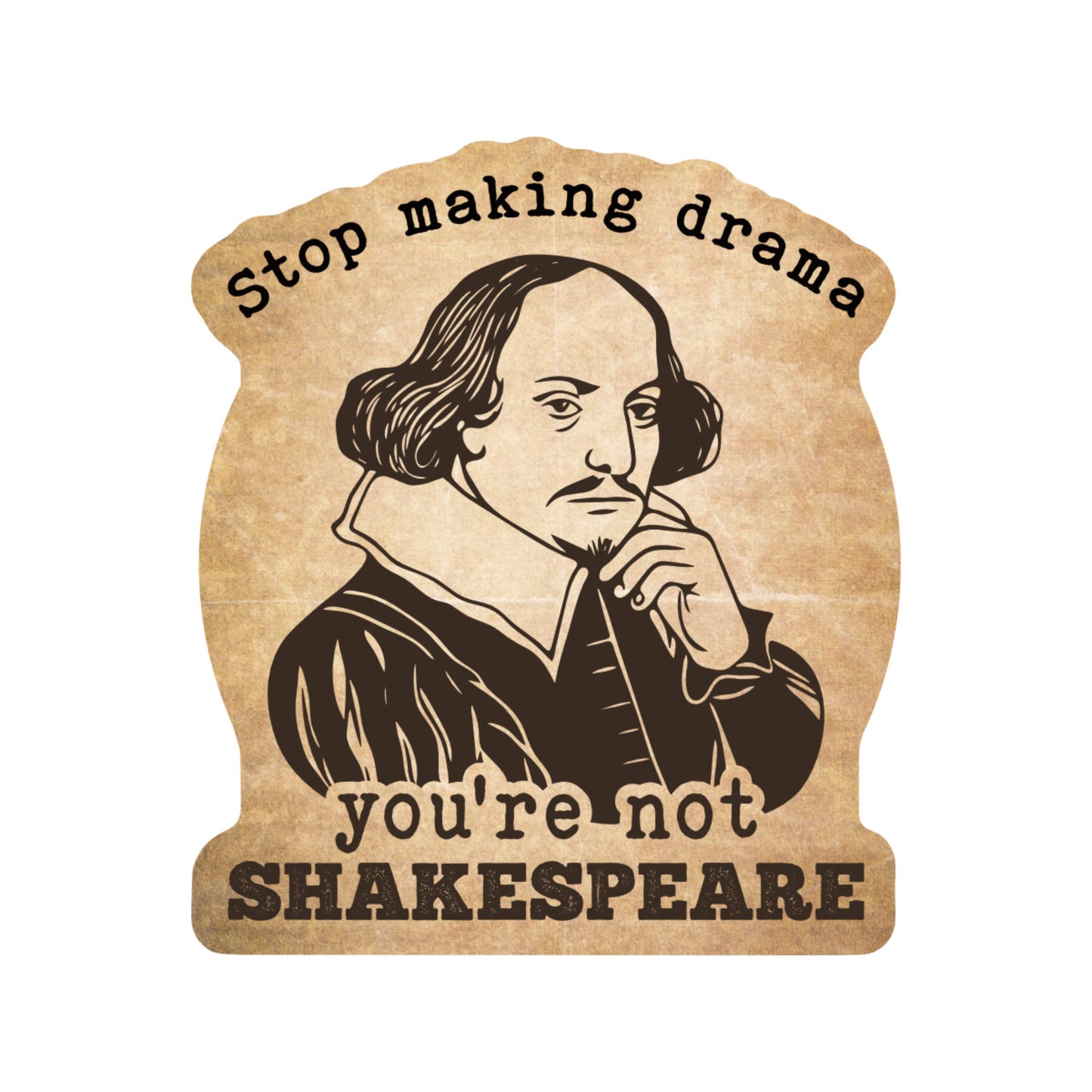 JM Stickers - Literature Book Classic Bard High Quality Vinyl Sticker