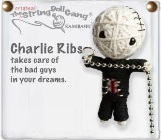 String Doll - Charlie Ribs Keychain