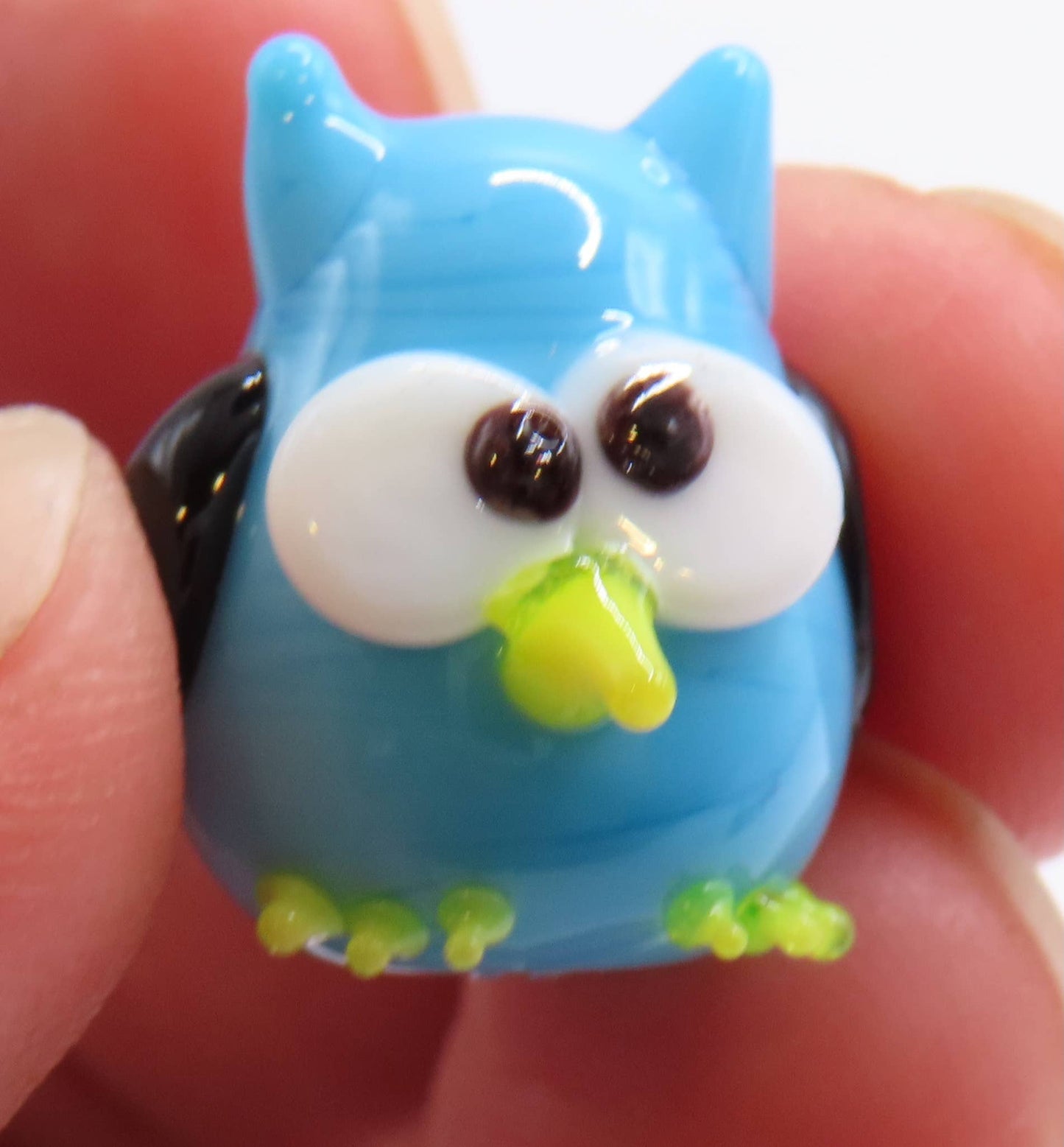 Figurine - Handblown Glass Mini Owl