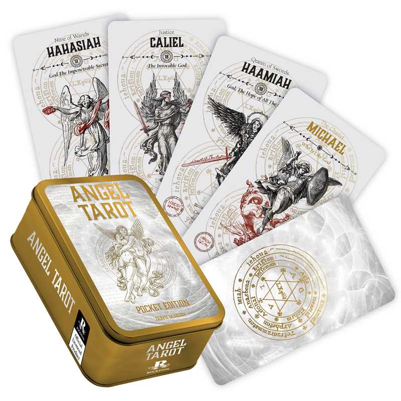 Angel Tarot Pocket Edition by Travis McHenry: Flashcards; 112 pages / English