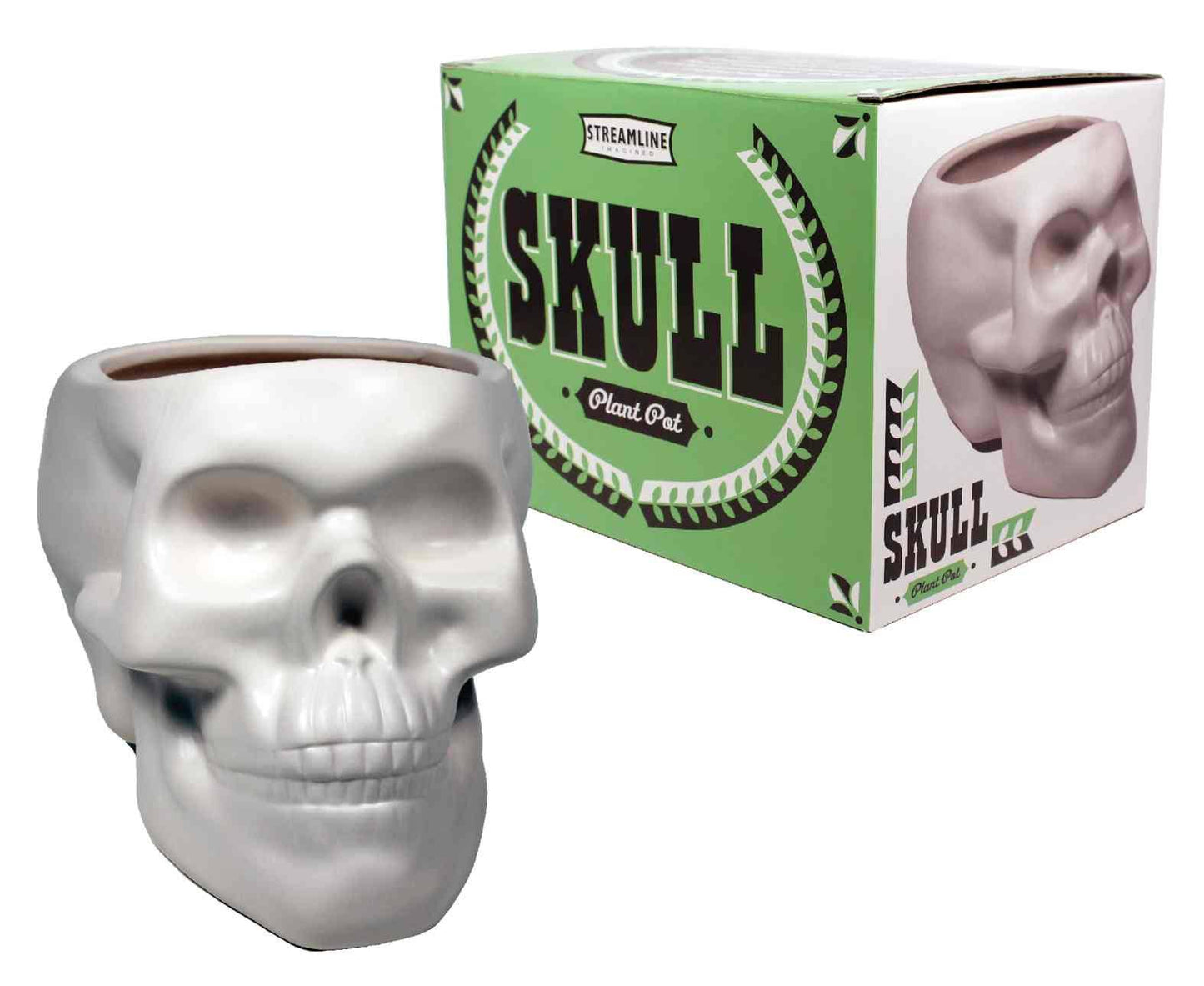 Bone Skull Planter