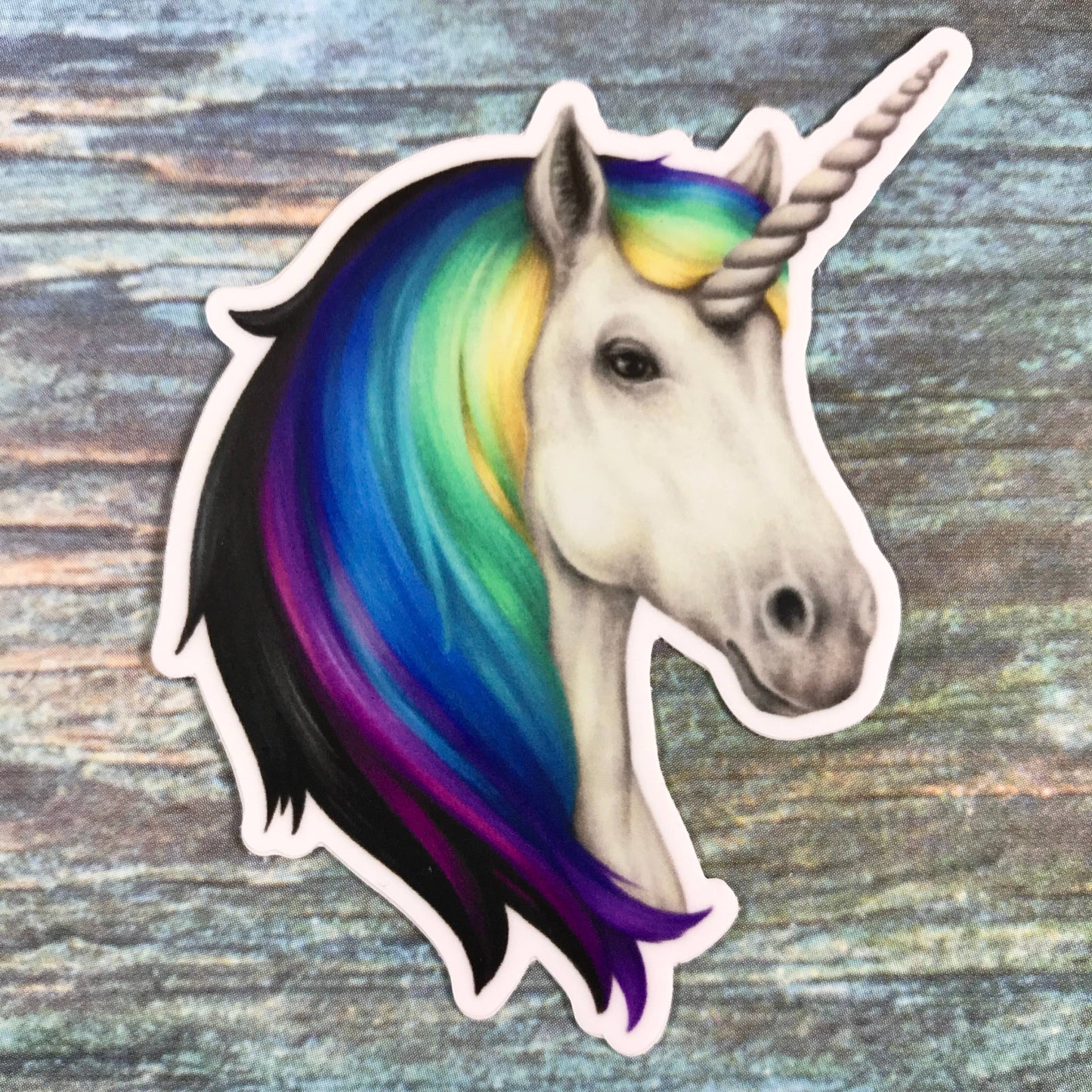 Stickers - Abundance Illustration - White Unicorn