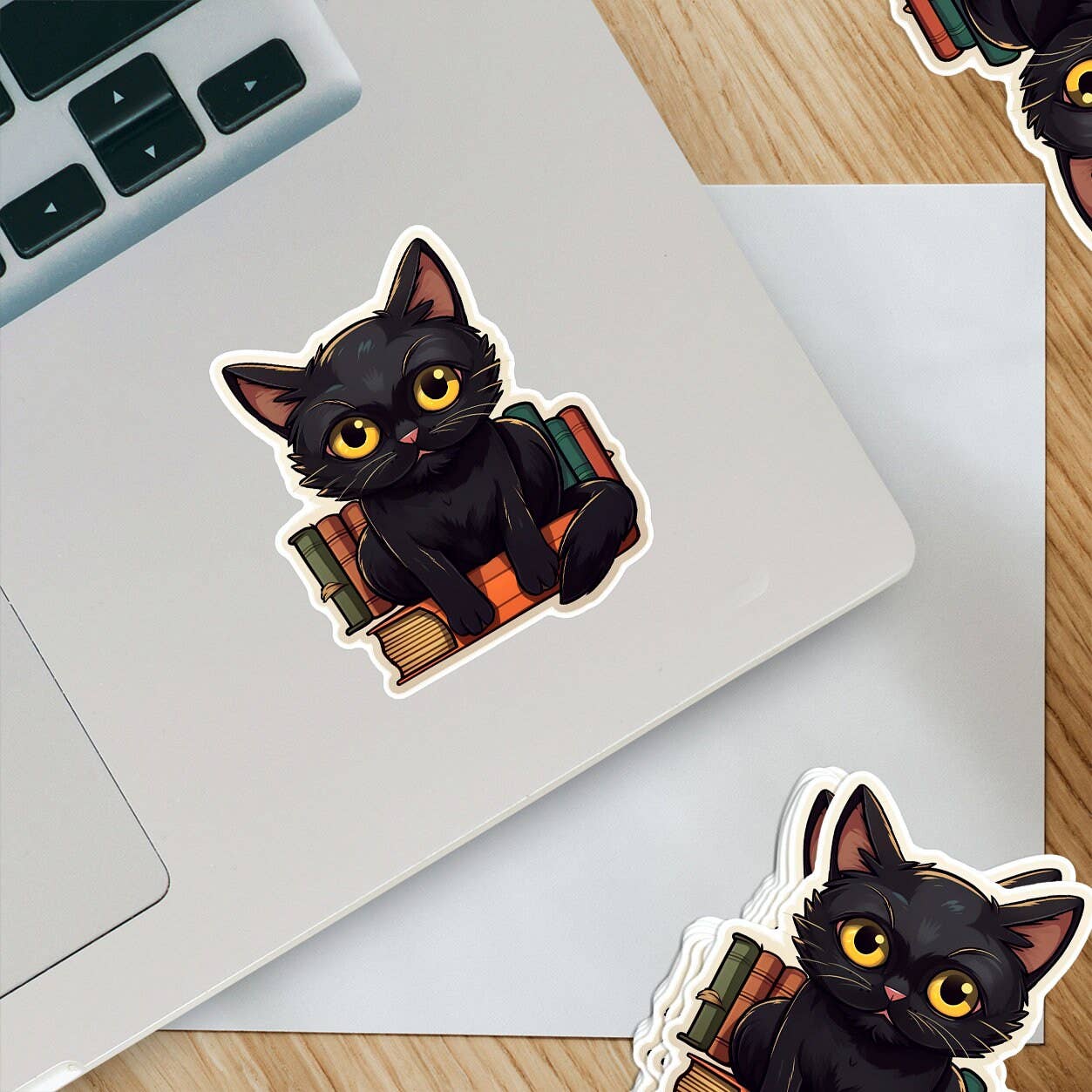 Stickers - OZ - Midnight Reader Kitty