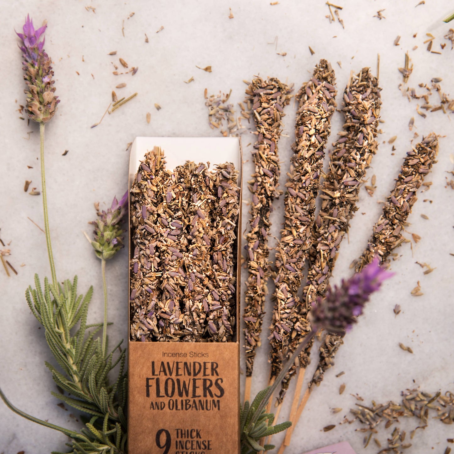 Flowers & Herbs Incense: Eucalyptus, Bay Leaf & Cedar