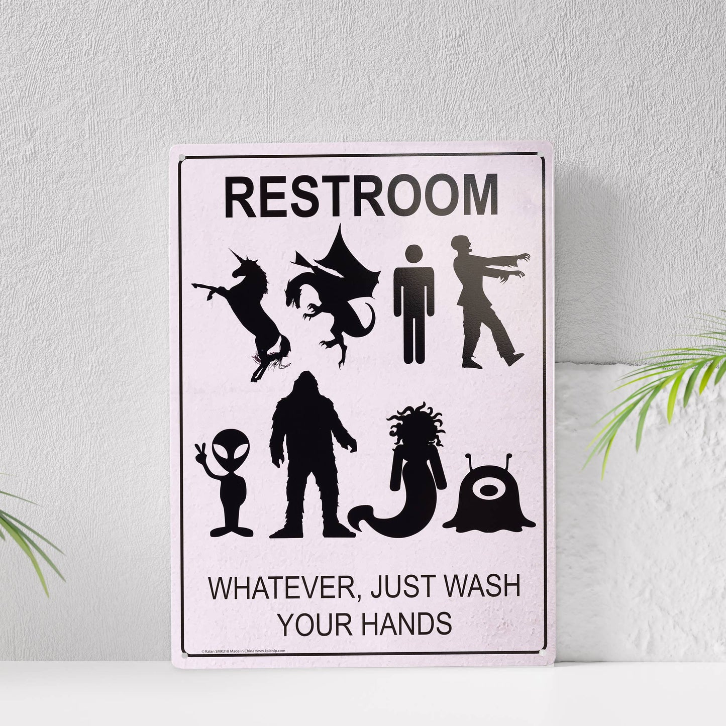 Metal Sign - Just Wash Your Hands Metal Sign