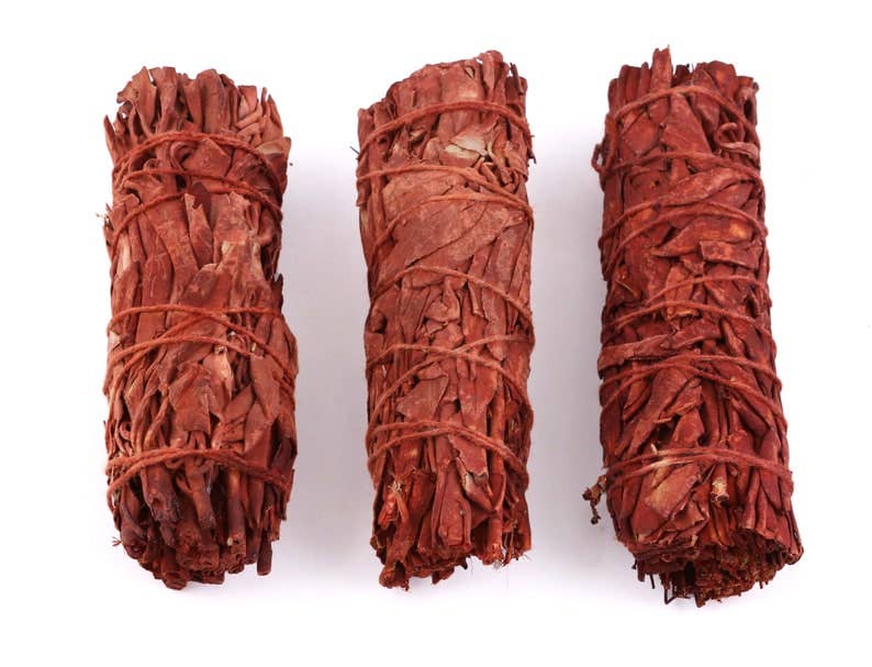 Smudge Bundle - Small Dragons Blood Sage Wand (4 in.)