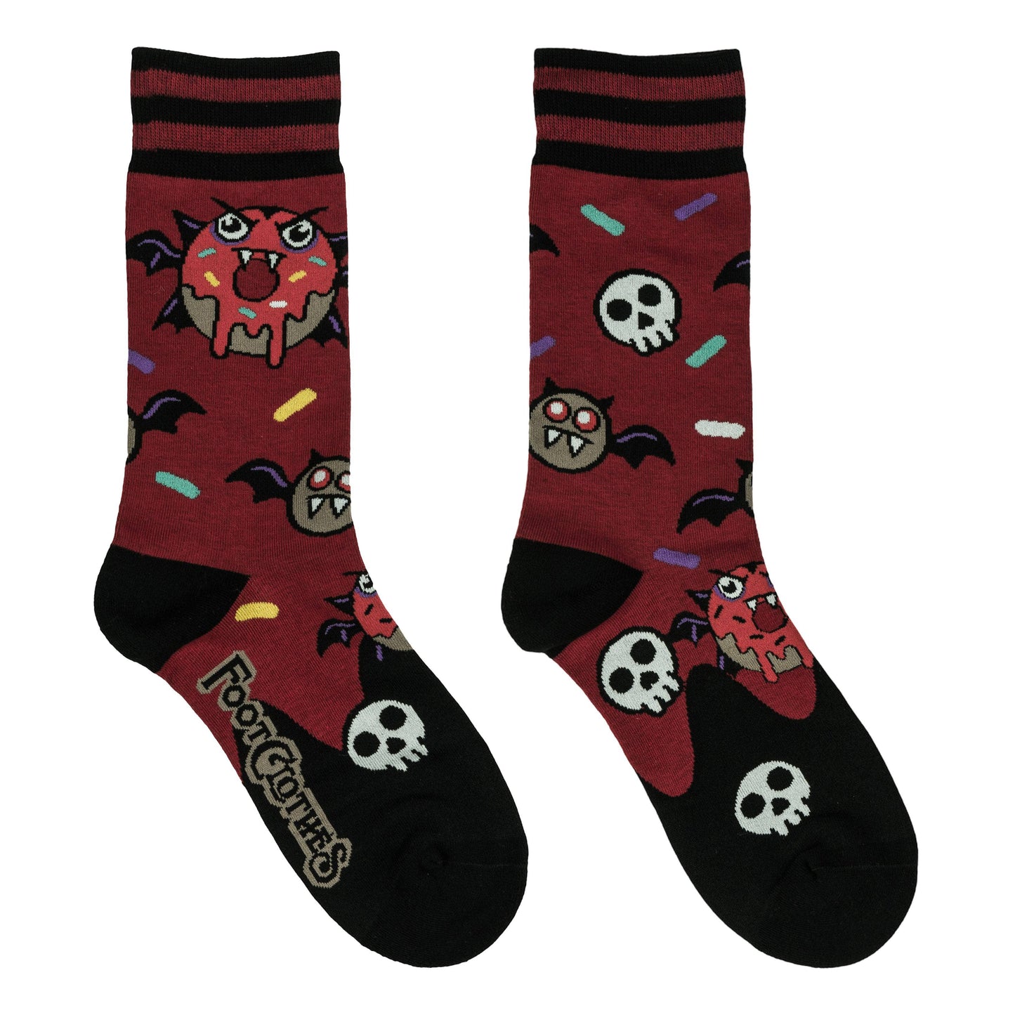 Foot Clothes - Vampire Donut Crew Socks