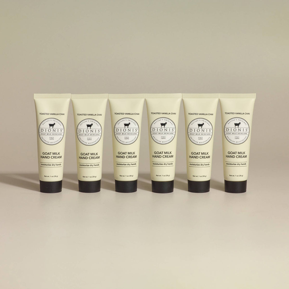 Dionis Toasted Vanilla Chai Goat Milk Hand Cream, 1oz (6ct)