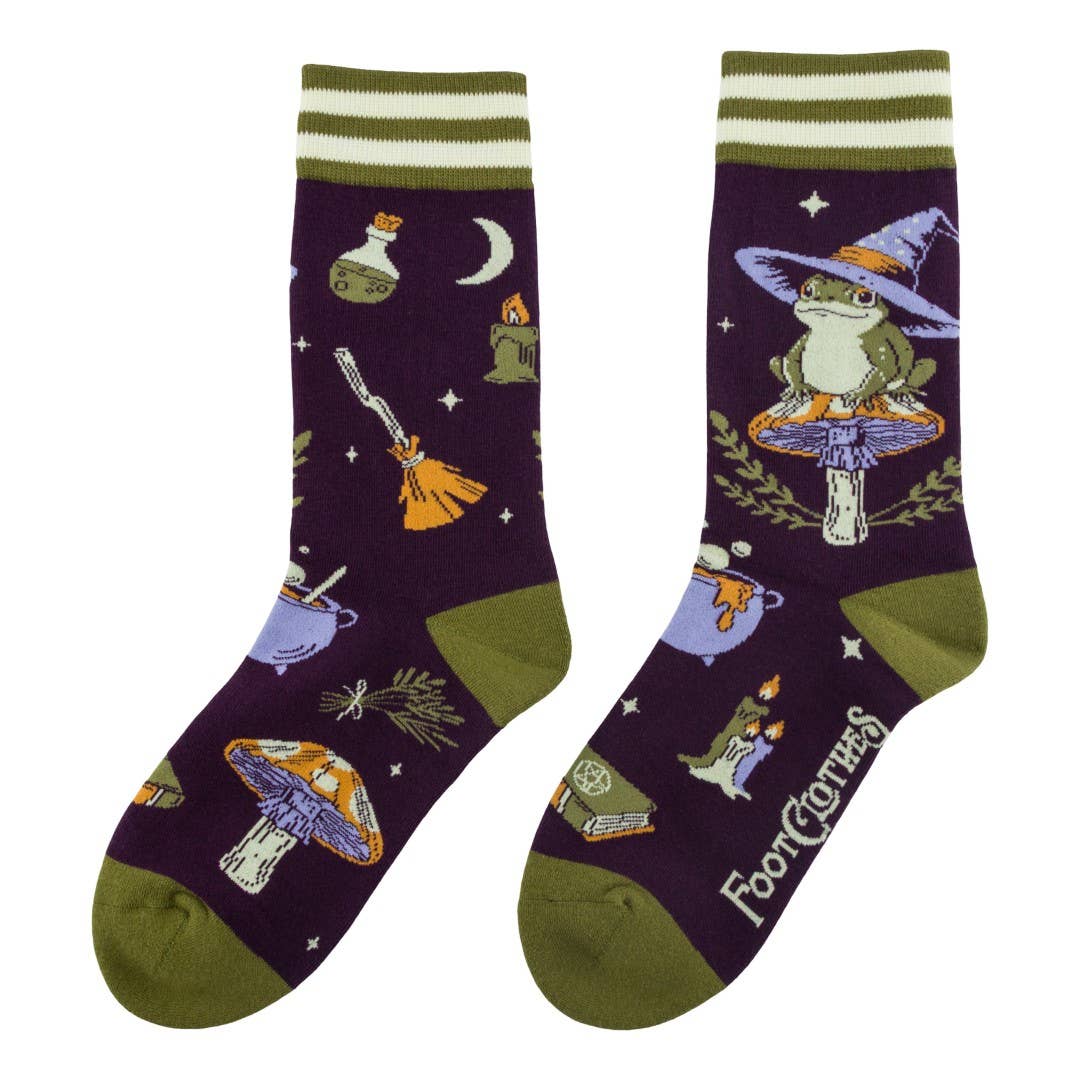 Foot Clothes - Archtoad of Hatville Crew Socks