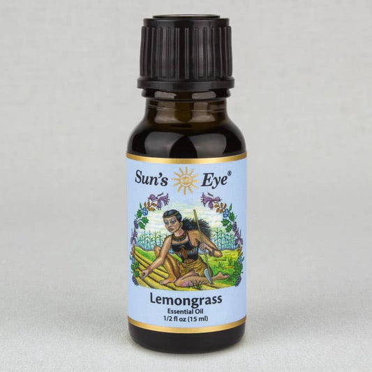 Lemongrass Essential Oil: .5 fl oz - Sun's Eye