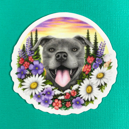 Stickers - Abundance Illustration - Happy Pup