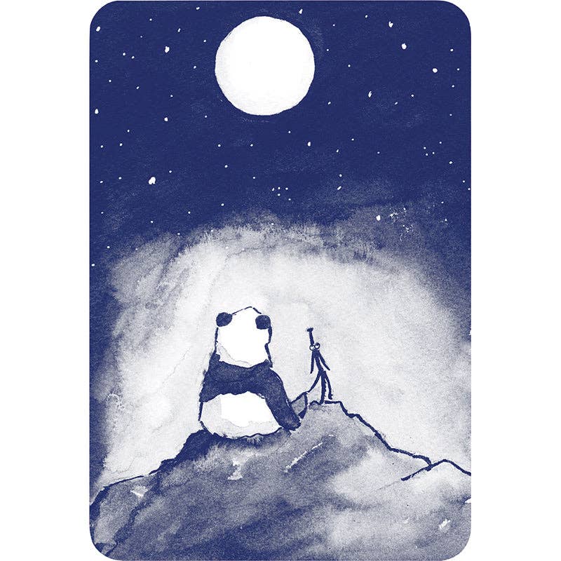 Big Panda and Tiny Dragon Affirmation Cards