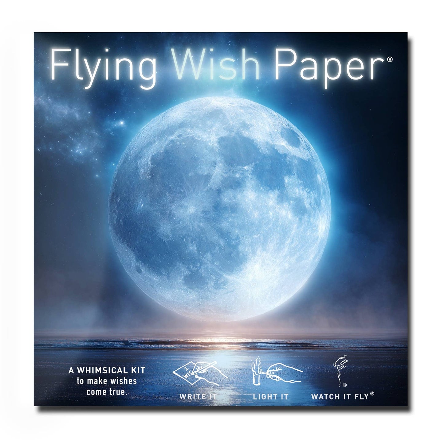 Flying Wish Paper - Blue Moon