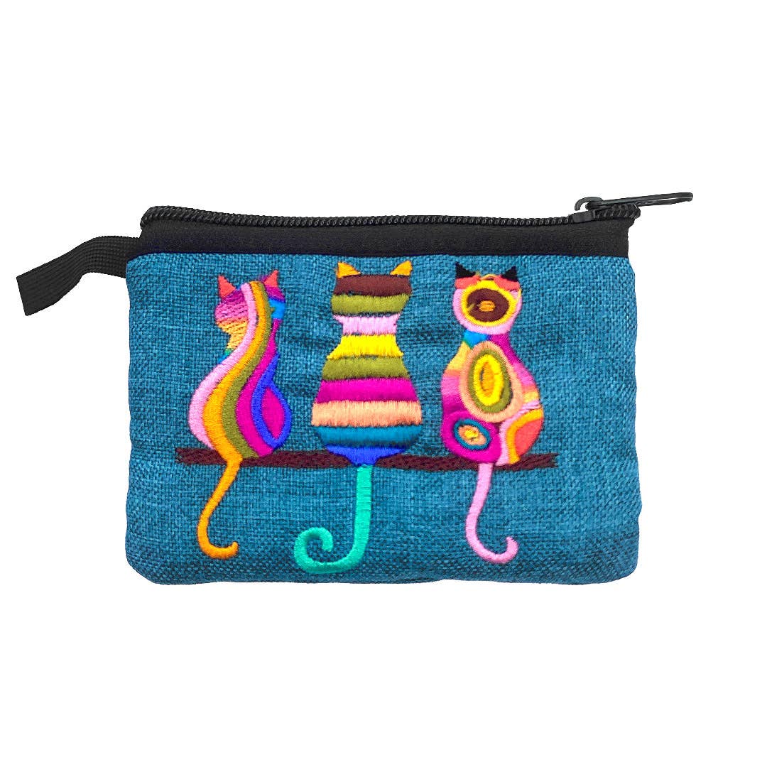 3 Cats Ecuadorian Coin Purse
