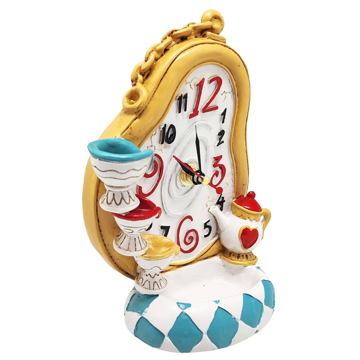 Mad Tea Party Clock / Back Flow Incense Burner