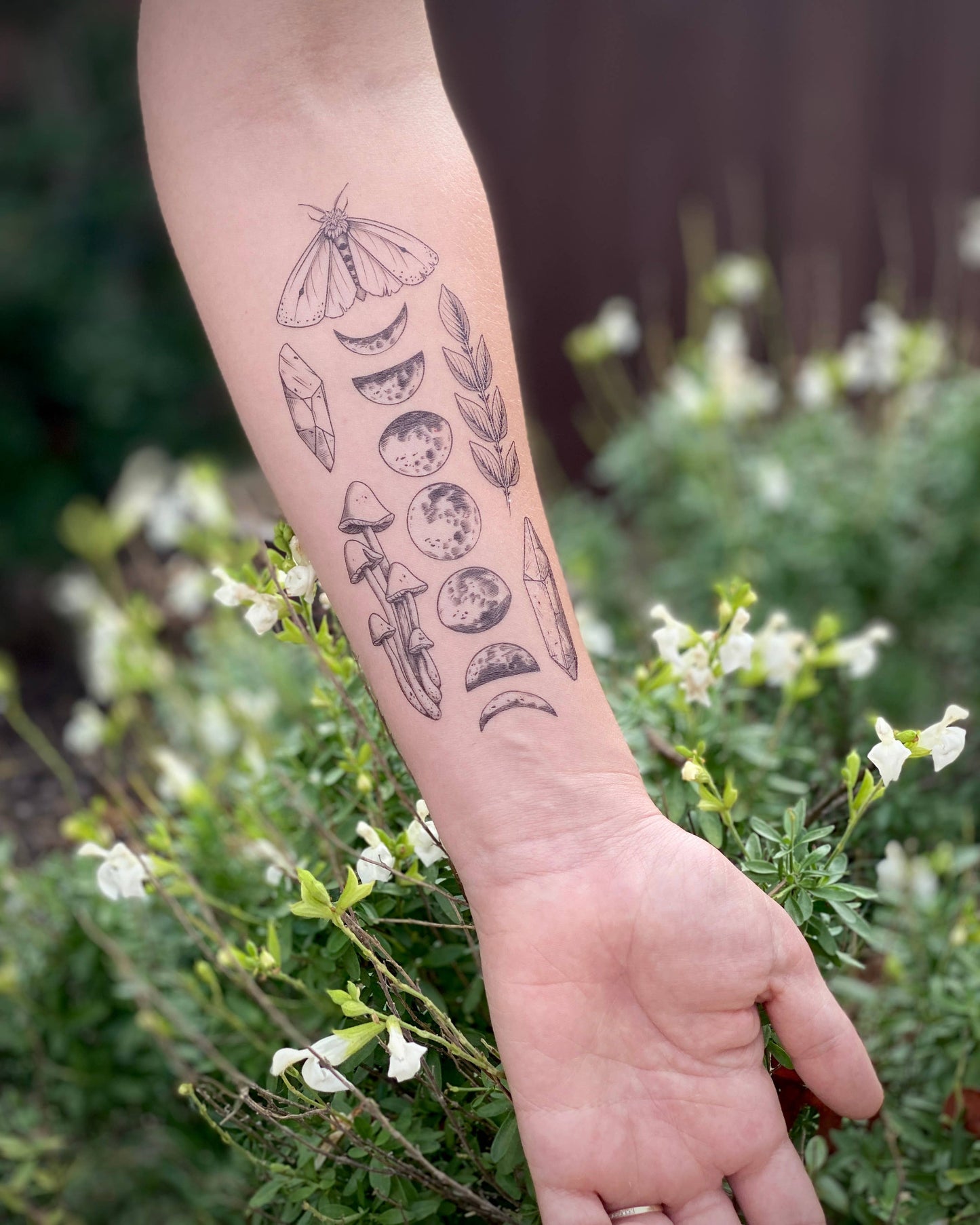 Nature Tats - Moon Magic Temporary Tattoo: 1-Pack