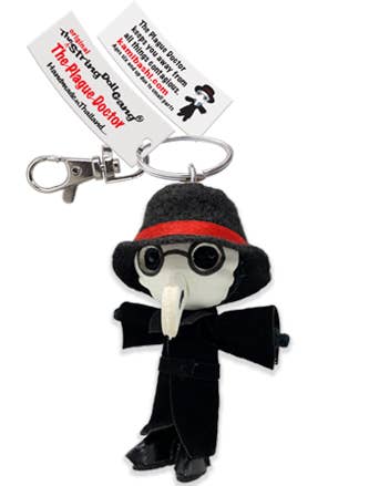 String Doll - The Plague Doctor Keychain