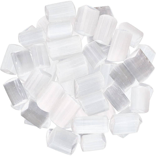 Tumbles Stones White Selenite (1/2 Lb)