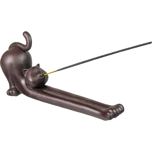 Ceramic Incense Holder - Yoga Cat