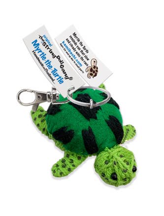 String Doll - Myrtle the Turtle Keychain